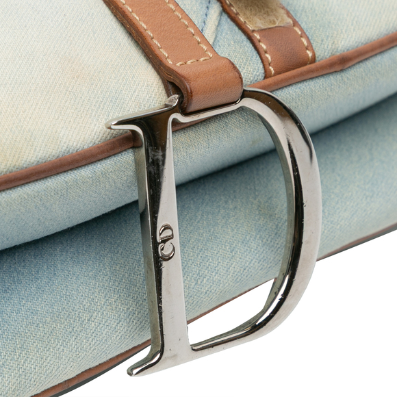 Pre-Loved Dior Denim Saddle bag - Picture 5 of 8